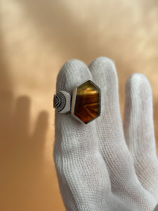 Montana Agate Ring size 7.75
