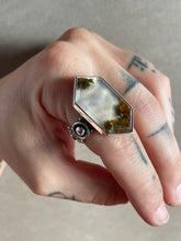 Load image into Gallery viewer, Moss Agate Ring size 9.75