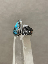 Load image into Gallery viewer, Persian Turquoise Alter Ring Size 8.25