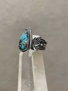 Persian Turquoise Alter Ring Size 8.25