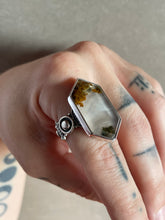 Load image into Gallery viewer, Moss Agate Ring size 9.75