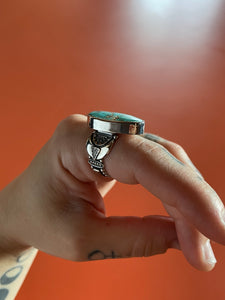 High grade Royston Turquoise Ring size 7.75/8
