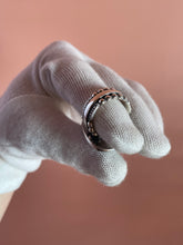 Load image into Gallery viewer, Dark Moon Hubei Turquoise Ring size 8.5
