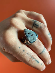 Dark Moon Hubei Turquoise Ring size 7.25