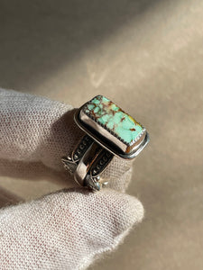 Natural Royston Turquoise Ring size 7.25-7.5