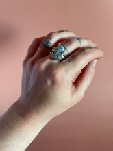 Load image into Gallery viewer, Dark Moon Hubei Turquoise Ring size 7.75