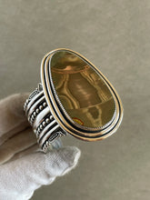 Load image into Gallery viewer, Morrisonite Jasper Badlands Cuff