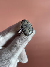 Load image into Gallery viewer, Dark Moon Hubei Turquoise Ring size 9