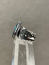 Load image into Gallery viewer, Persian Turquoise Alter Ring Size 8.25