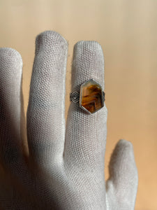 Montana Agate Ring size 6.75