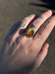 Montana Agate Ring size 6.75