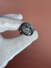 Load image into Gallery viewer, Dark Moon Hubei Turquoise Ring size 7