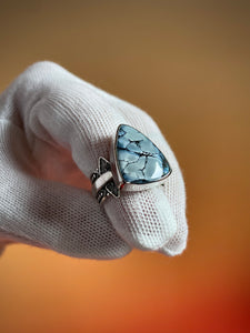 Dark Moon Hubei Turquoise Ring size 7.25