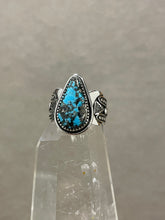 Load image into Gallery viewer, Persian Turquoise Alter Ring Size 8.25