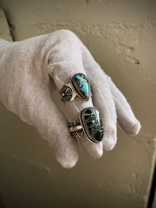 Persian Turquoise Alter Ring Size 8.25