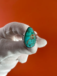 High grade Royston Turquoise Ring size 7.75/8