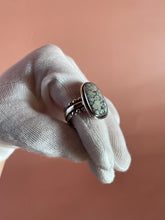 Load image into Gallery viewer, Dark Moon Hubei Turquoise Ring size 9