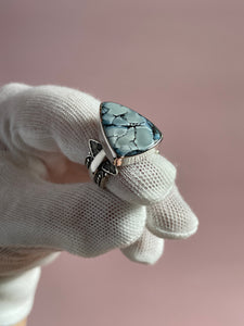 Dark Moon Hubei Turquoise Ring size 7.25