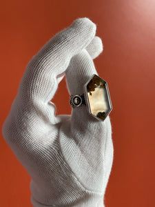 Moss Agate Ring size 9.75