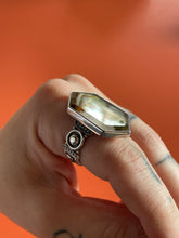 Load image into Gallery viewer, Moss Agate Ring size 9.75