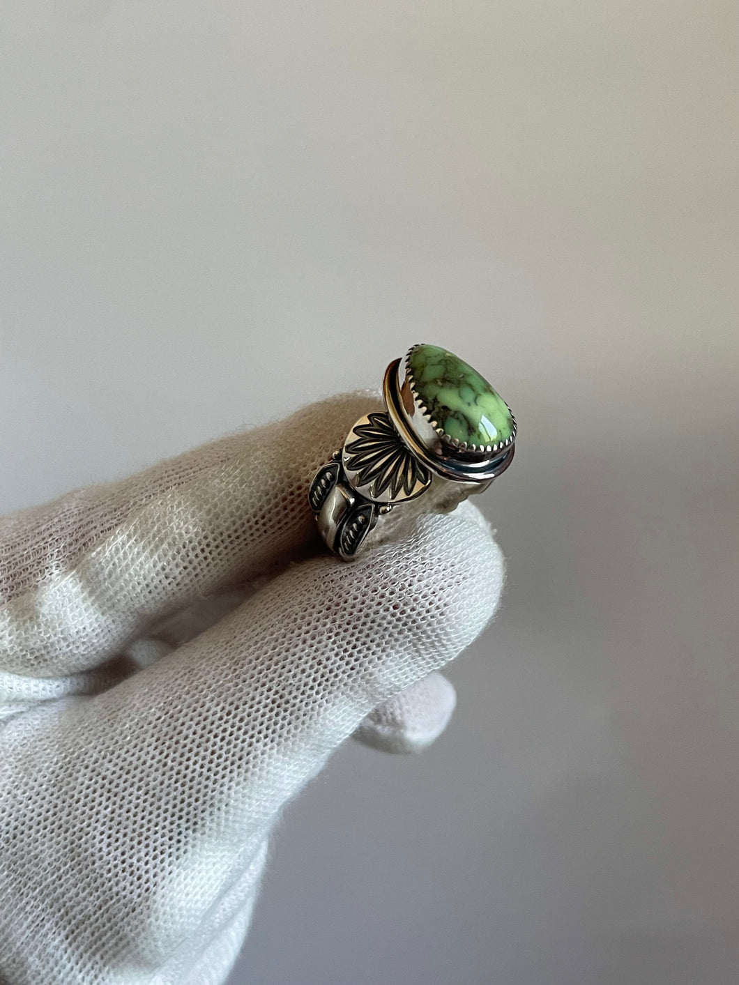 Damele Variscite Ring Size 10