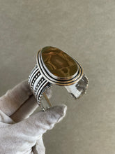 Load image into Gallery viewer, Morrisonite Jasper Badlands Cuff