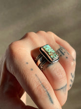 Load image into Gallery viewer, Natural Royston Turquoise Ring size 7.25-7.5